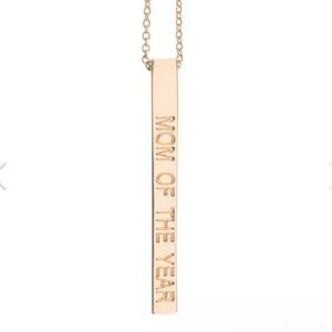 MOM OF THE YEAR NECKLACE by Tate & Zoey